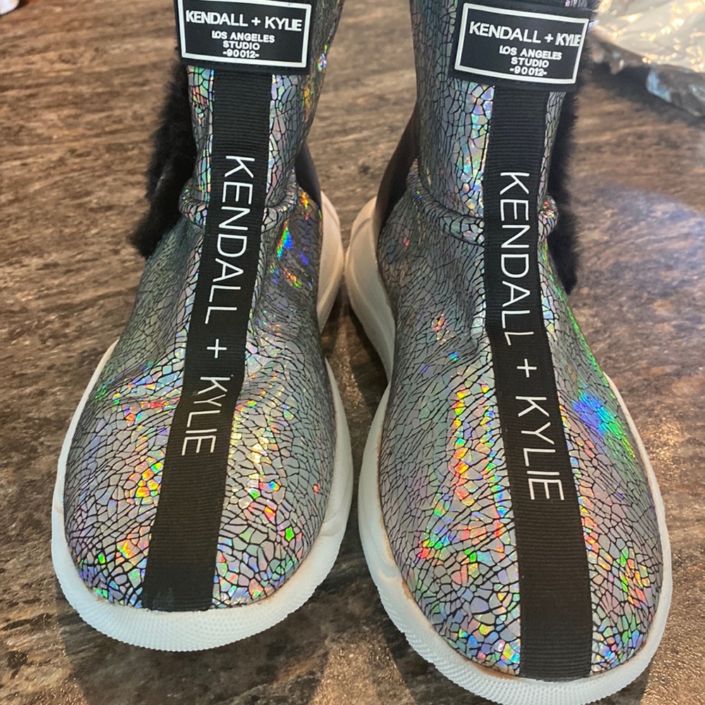 KENDALL AND KYLIE FURRY BOOT SHOES